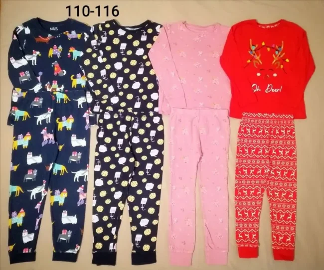 піжами_4 Піжами для дівчаток дом/садок. Розміри різні від 80 до 128. (товар вживаний) - Зображення 4