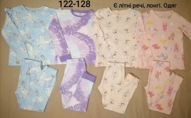 піжами_6 Піжами для дівчаток дом/садок. Розміри різні від 80 до 128. (товар вживаний) - Зображення 6