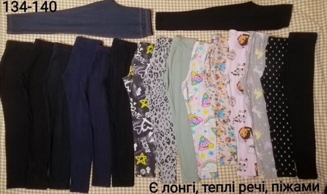 2025/11/IMG-12c408174f66e62268edd61df40e6069-V.jpg Лосіни для дівчаток, розміри 74-144. (товар вживаний) - Зображення 4